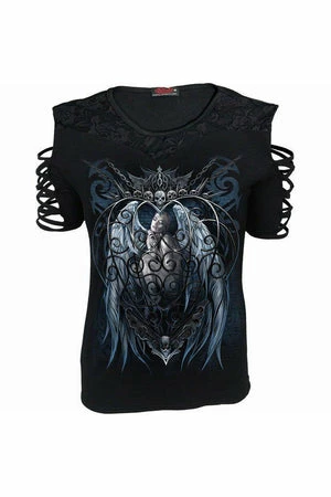 Spiral Caged Angel - Lace Shoulder Strap Sleeve 1 Spiral Caged Angel - Lace Shoulder Strap Sleeve