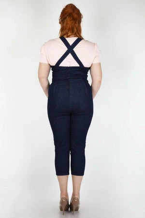 Voodoo Vixen Connie Fitted Capri Overalls 18 Voodoo Vixen Connie Fitted Capri Overalls - Image 18