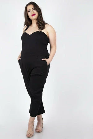 Voodoo Vixen Connie Fitted Capri Overalls 8 Voodoo Vixen Connie Fitted Capri Overalls - Image 8