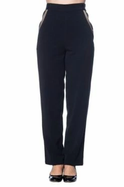 Banned Contrast Trim Trousers
