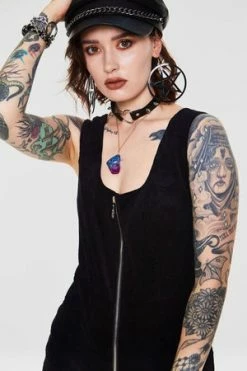 Jawbreaker Cord Progression Flare Jumpsuit -Voodoo Vixen shop cord progression flare jumpsuit jawbreaker 4 300x