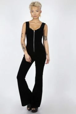 Jawbreaker Cord Progression Flare Jumpsuit -Voodoo Vixen shop cord progression flare jumpsuit jawbreaker 6 300x
