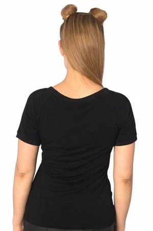 Banned Cosmic Cactus Raglan Top 2 Banned Cosmic Cactus Raglan Top - Image 2