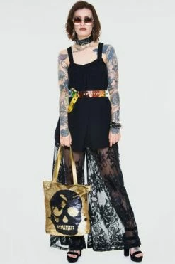 Jawbreaker Crepe Fashion Top -Voodoo Vixen shop crepe fashion top jawbreaker 4 300x