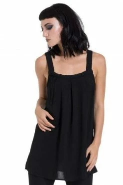 Jawbreaker Crepe Fashion Top -Voodoo Vixen shop crepe fashion top jawbreaker 6 300x