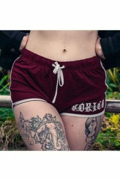 Toxico Death From Below Retro Shorts -Voodoo Vixen shop death from below retro shorts toxico 4 300x