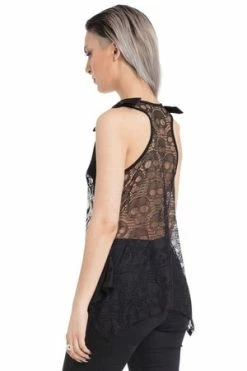 Jawbreaker Deathclock Top - Grey Or Black 19 Jawbreaker Deathclock Top - Grey Or Black -Voodoo Vixen shop deathclock top grey or black jawbreaker 9 300x