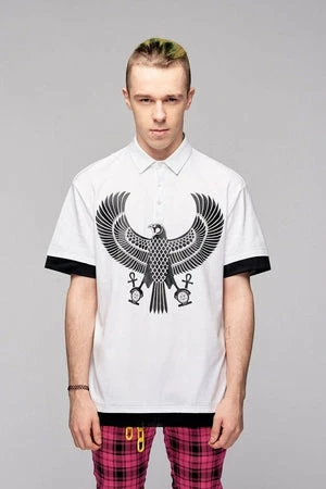 Long Clothing Eagle Polo Shirt – Unisex 3 Long Clothing Eagle Polo Shirt – Unisex - Image 3