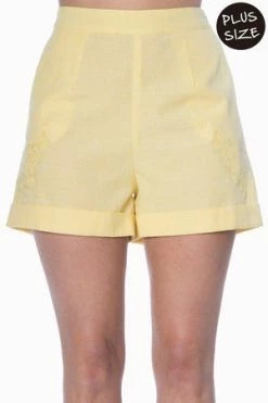 Banned Floral Days Plus Size Shorts 11 Banned Floral Days Plus Size Shorts -Voodoo Vixen shop floral days plus size shorts banned 4 300x