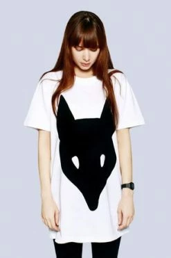 Long Clothing Fox T-Shirt – Unisex -Voodoo Vixen shop fox t shirt unisex long clothing 3 300x