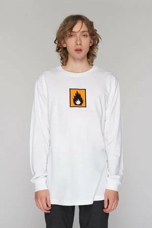 Long Clothing Highly Flammable Long Sleeve T-Shirt - Unisex 4 Long Clothing Highly Flammable Long Sleeve T-Shirt - Unisex - Image 4