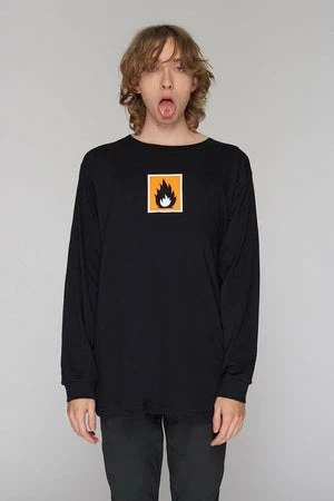 Long Clothing Highly Flammable Long Sleeve T-Shirt - Unisex 5 Long Clothing Highly Flammable Long Sleeve T-Shirt - Unisex - Image 5