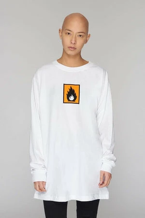Long Clothing Highly Flammable Long Sleeve T-Shirt - Unisex 1 Long Clothing Highly Flammable Long Sleeve T-Shirt - Unisex