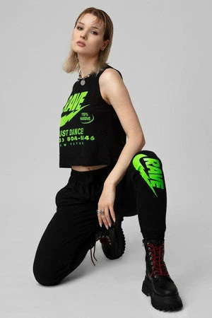 Long Clothing Illegal Rave - Crop Top - Unisex 5 Long Clothing Illegal Rave - Crop Top - Unisex - Image 5