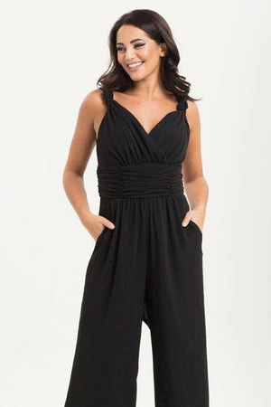 Voodoo Vixen Isla Black Jumpsuit 3 Voodoo Vixen Isla Black Jumpsuit - Image 3
