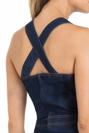 Voodoo Vixen Jenni Denim Playsuit 4 Voodoo Vixen Jenni Denim Playsuit - Image 4