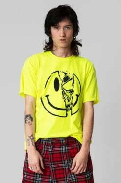 Voodoo Vixen shop -Voodoo Vixen shop killer smiley t shirt unisex long clothing 2 300x