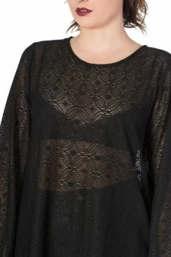 Banned Lace Life Tunic -Voodoo Vixen shop lace life tunic banned 3 300x