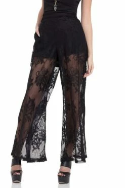 Jawbreaker Lace Me Trousers 11 Jawbreaker Lace Me Trousers -Voodoo Vixen shop lace me trousers jawbreaker 4 300x
