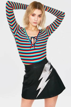 Jawbreaker LCD Stripe Body Suit 4 Jawbreaker LCD Stripe Body Suit - Image 4