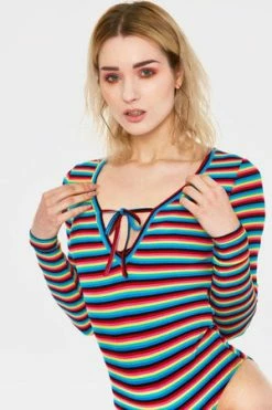 Jawbreaker LCD Stripe Body Suit