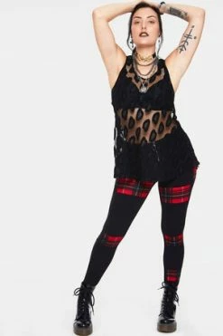 Jawbreaker Leo Mesh Sleeveless Top -Voodoo Vixen shop leo mesh sleeveless top jawbreaker 5 300x