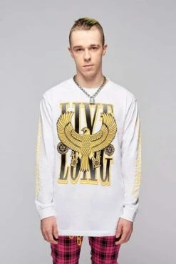Long Clothing Live Long Eagle Unisex Long Sleeve T-Shirt -Voodoo Vixen shop live long eagle unisex long sleeve t shirt long clothing 7 300x