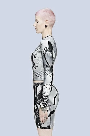Long Clothing Long X Pussykrew Long Sleeve Crop Top 3 Long Clothing Long X Pussykrew Long Sleeve Crop Top - Image 3