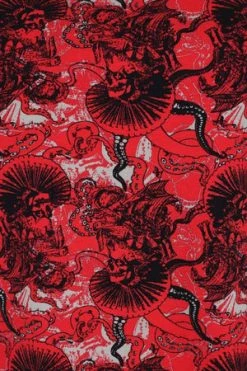 Banned Mad Dame Crop Top -Voodoo Vixen shop mad dame crop top banned 4 300x