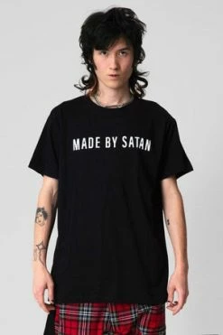 Long Clothing Made By Satan - T-shirt - Unisex -Voodoo Vixen shop made by satan t shirt unisex long clothing 3 300x