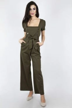Voodoo Vixen Martha Wide Leg 40s Jumpsuit -Voodoo Vixen shop martha wide leg 40s jumpsuit voodoo vixen 4 300x