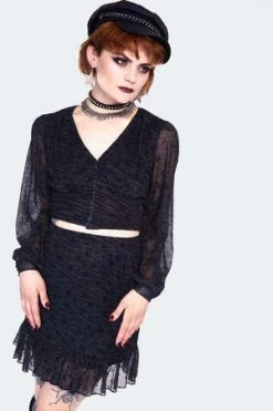 Jawbreaker Mesh Green Zebra With Stars Long Sleeve -Voodoo Vixen shop mesh green zebra with stars longsleeve tpa 2608 02.1438 300x