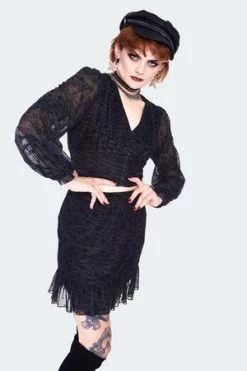 Jawbreaker Mesh Green Zebra With Stars Long Sleeve -Voodoo Vixen shop mesh green zebra with stars longsleeve tpa 2608 04.1438 300x