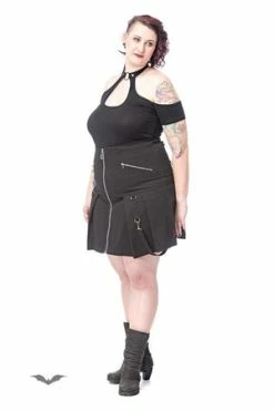 Queen Of Darkness Neckholder Top With Ring At Neck -Voodoo Vixen shop neckholder top with ring at neck queen of darkness 4 300x