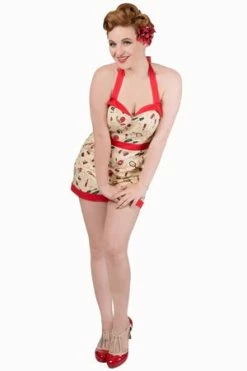 Banned New Romantics Playsuit 5 Banned New Romantics Playsuit -Voodoo Vixen shop new romantics playsuit banned 3 300x