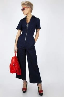 Jawbreaker No Heart Denim Jumpsuit -Voodoo Vixen shop no heart denim jumpsuit jawbreaker 6 300x