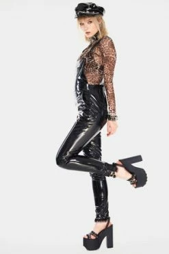 Jawbreaker PU Overalls -Voodoo Vixen shop pu overalls jawbreaker 5 300x