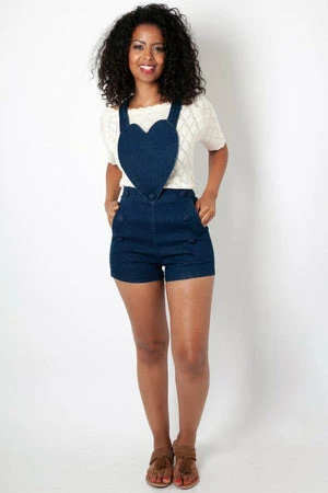 Voodoo Vixen Rosie Removeable Heart Playsuit 2 Voodoo Vixen Rosie Removeable Heart Playsuit - Image 2