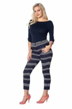 Banned Sail Away Pencil Trousers -Voodoo Vixen shop sail away pencil trousers banned 7 300x