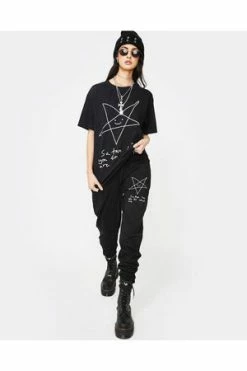 Long Clothing Satan Loves You - Unisex -Voodoo Vixen shop satan loves you unisex long clothing 4 300x