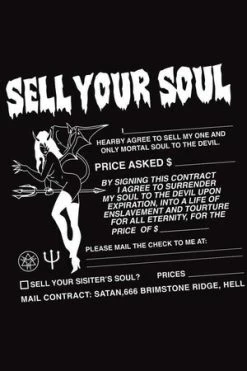 Long Clothing Sell Your Soul - Unisex 11 Long Clothing Sell Your Soul - Unisex -Voodoo Vixen shop sell your soul unisex long clothing 6 300x