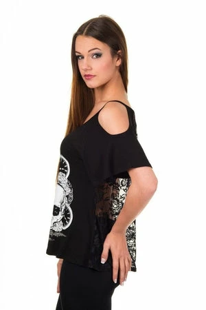 Banned Skull Watch T Shirt 2 Banned Skull Watch T Shirt - Image 2