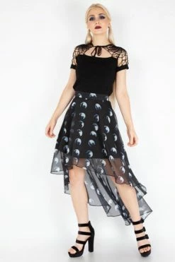 Jawbreaker Spiderweb Knit Top -Voodoo Vixen shop spiderweb knit top jawbreaker 5 300x