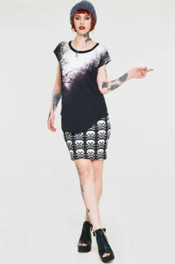 Jawbreaker Spooky Woods Baggy Top -Voodoo Vixen shop spooky woods baggy top jawbreaker 6 300x