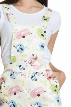 Voodoo Vixen Hayley Camper Print Romper -Voodoo Vixen shop sra3457 beg 03 1 300x