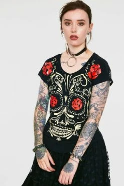 Jawbreaker Sugar Skull Black T-Shirt