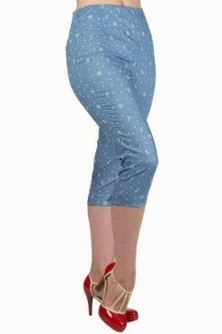 Banned Sweet Talker Capri Trousers -Voodoo Vixen shop sweet talker capri trousers banned 3 300x