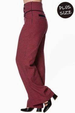 Banned Swept Off Her Feet Wide Leg Plus Size Trouser -Voodoo Vixen shop swept off her feet wide leg plus size trouser banned 8 300x