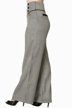 Banned Swept Off Her Feet Wide Leg Trouser -Voodoo Vixen shop swept off her feet wide leg trouser banned 3 300x