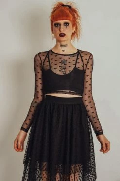 Jawbreaker Heartcore Crop Top -Voodoo Vixen shop tpa 2202 bi 07 300x